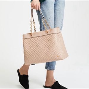 Tory Burch Fleming Triple Compartment Shoulder Tote Bag